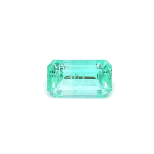 1.74 carat GREEN STEP cut Octagonal Smaragdas (1)