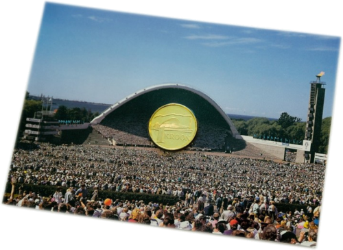 1999 Estonia Song Festival 1 kroon coin (3)
