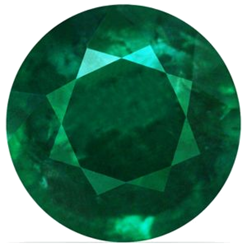 2.15 carat GREEN Round Smaragdas (1)