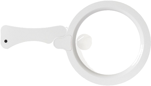 Foldable Magnifying Glass with Rechargeable LED Light 3x 5x (3)