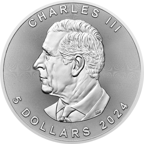 1 oz Кленов лист 2024 Канада сребърна монета (3)