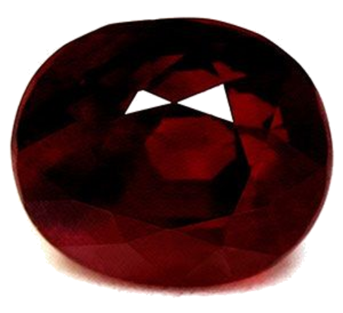 1.01 carat RED Oval Rubinas (1)