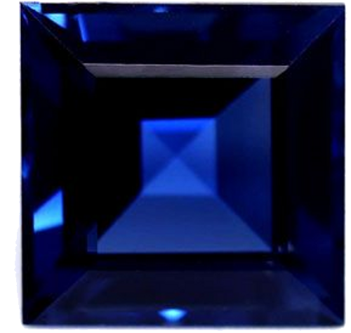 1.55 carat BLUE Square Safyras (1)