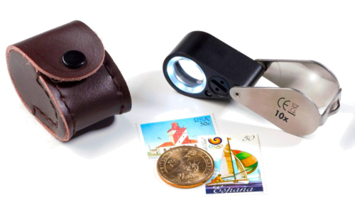 Лупа с високотехнологична LED и UV лампа, 10x (1)