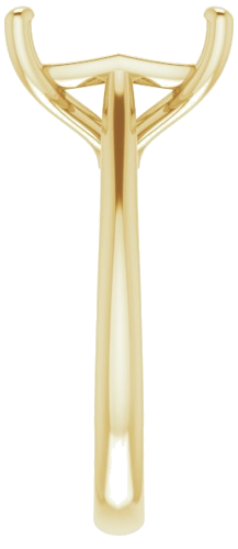 Sužadėtuvių Žiedas „Solitaire“ 585 Geltonojo Aukso Emerald 11mm x 9mm (4)