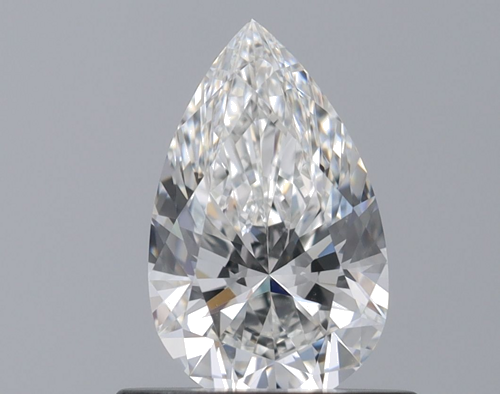 0.6 carat F-VS1 Natūralus Pear Deimantas (1)