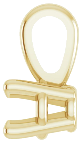 Pakabukas „Solitaire“ 585 Geltonojo Aukso Round 2.5mm (3)