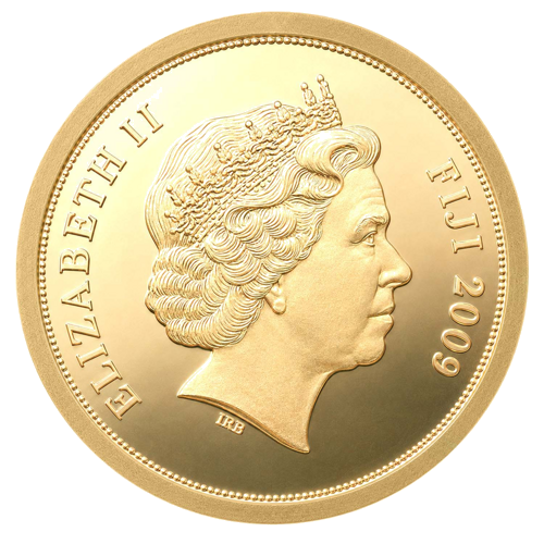 2006 Naska 5 doleriai Fidžis auksinė moneta (2)