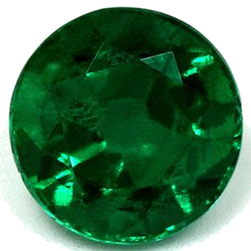 1.1 carat GREEN Round Smaragdas (1)
