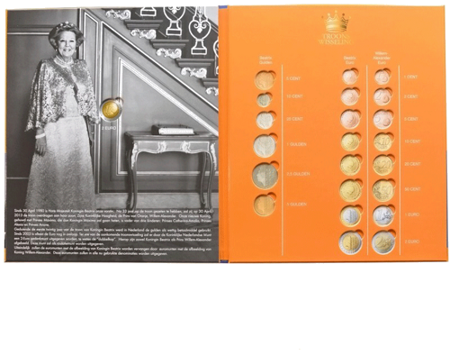Album for Dutch 2 x euro coin sets and 2 euro coin (2)