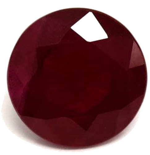 1.9 carat RED Round Rubinas (1)