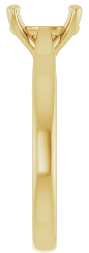 Sužadėtuvių Žiedas „Solitaire“ 585 Geltonojo Aukso Oval 9mm x 7mm (4)