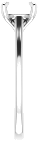 Sužadėtuvių Žiedas „Solitaire“ 950 Platinos Round 7mm (4)