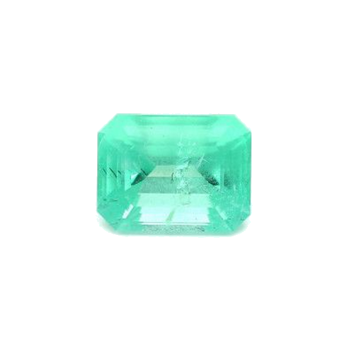 3.7 carat GREEN STEP cut Octagonal Smaragdas (1)