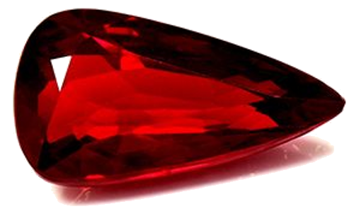 2.06 carat RED Pear Rubinas (1)