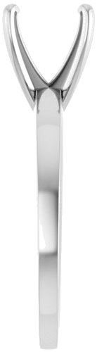 Sužadėtuvių Žiedas „Solitaire“ 585 Baltojo Aukso Round 7.8mm x 8.6mm (4)