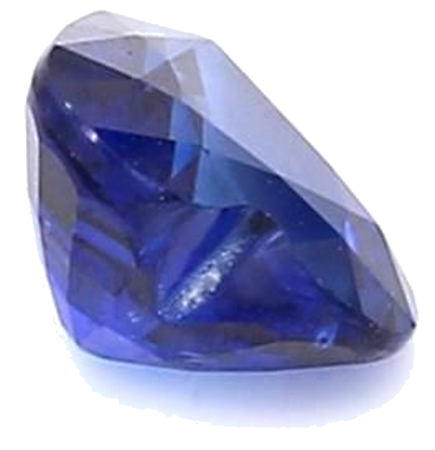 0.9 carat BLUE BRILLIANTSTEP cut Heart Safyras (1)