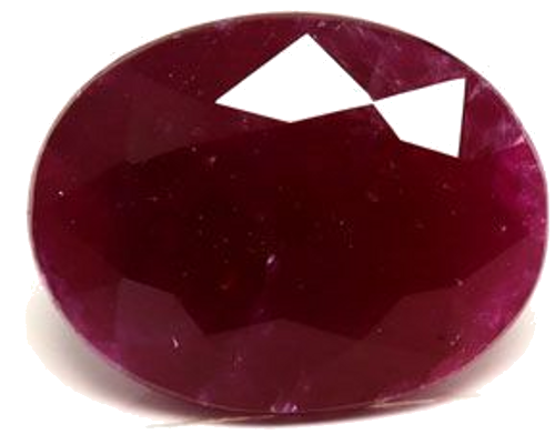 7.95 carat RED Oval Rubinas (1)