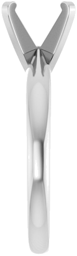 Sužadėtuvių Žiedas „Solitaire“ 585 Baltojo Aukso Round 8mm (4)
