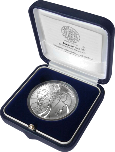 2012 Естония XXX Олимпийски игри в Лондон Сребърна монета от 12 евро (3)