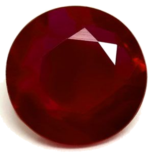 1.04 carat RED Round Rubinas (1)