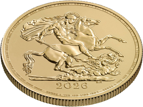 Suverēns Čārlzs III 2026 zelta monēta (4)