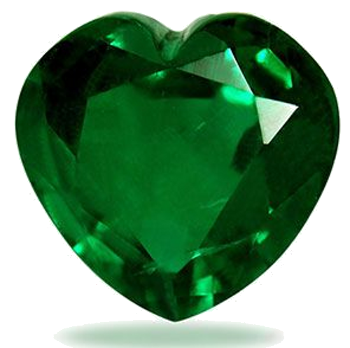 1.56 carat GREEN Heart Smaragdas (1)