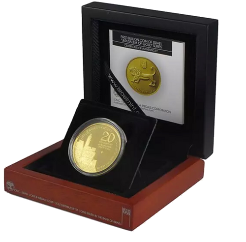 1 oz Кулата на Давид 2010 Израел златна монета (1)