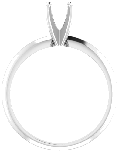 Sužadėtuvių Žiedas „Light Solitaire“ 585 Baltojo Aukso Round 5.4mm x 5.7mm (2)