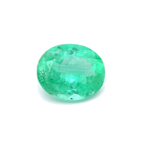 3.69 carat GREEN MODIFIEDBRILLIANT cut Oval Smaragdas (1)