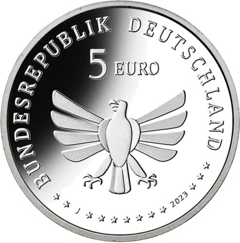 2024 Германия Кузнечик монета 5 евро (3)