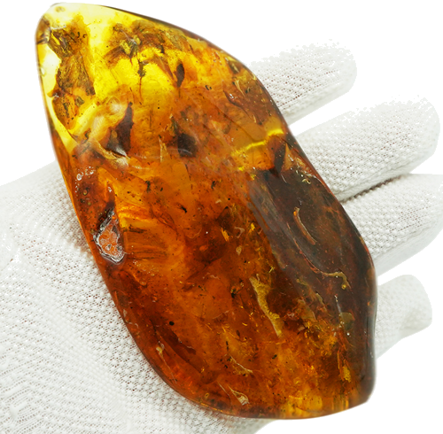 114 g Amber Nugget with inclusion (4)