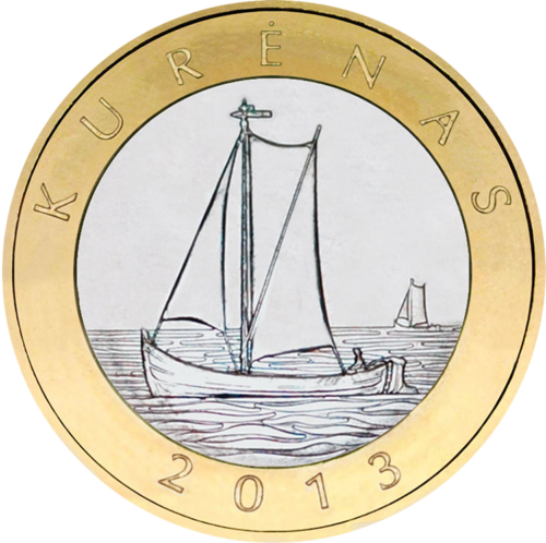 2013 Lietuva Dabas un cilvēka darbi 2 litu piemiņas monētas (4)