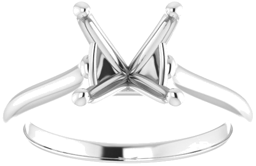 Sužadėtuvių Žiedas „Solitaire“ 950 Platinos Round 8.8mm (3)