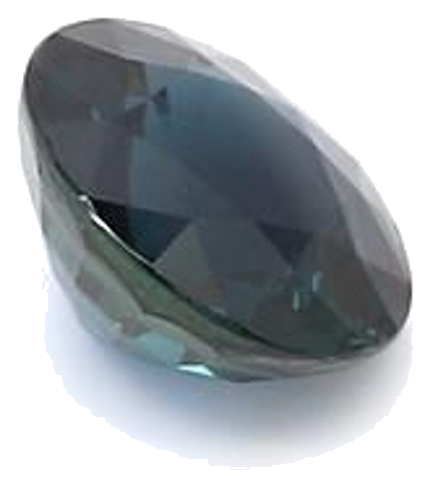 1.22 carat BLUE BRILLIANTSTEP cut Round Safyras (1)