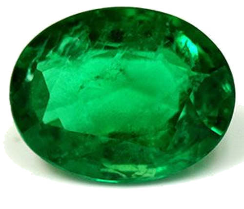 1.65 carat GREEN Oval Smaragdas (1)