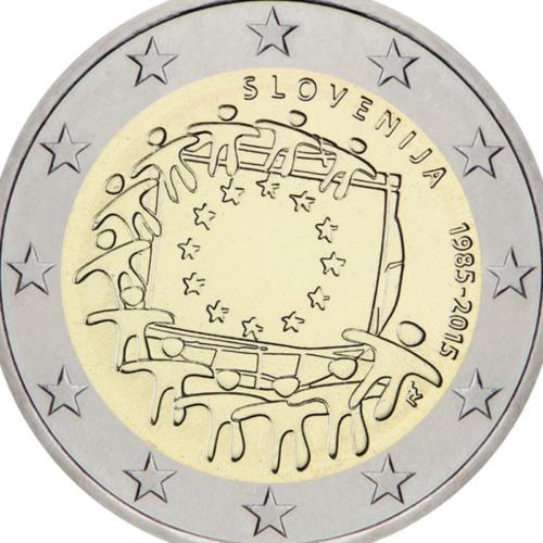 2015 Slovenia EU Flag 2 euro coin (2)