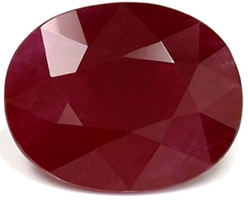 6.98 carat RED Oval Rubinas (1)