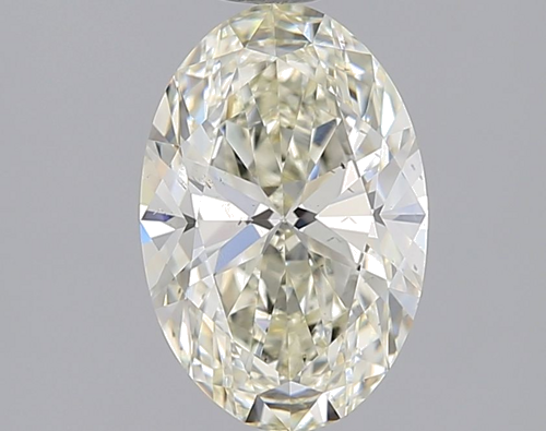 1.5 carat K-SI1 Natūralus Oval Deimantas (1)