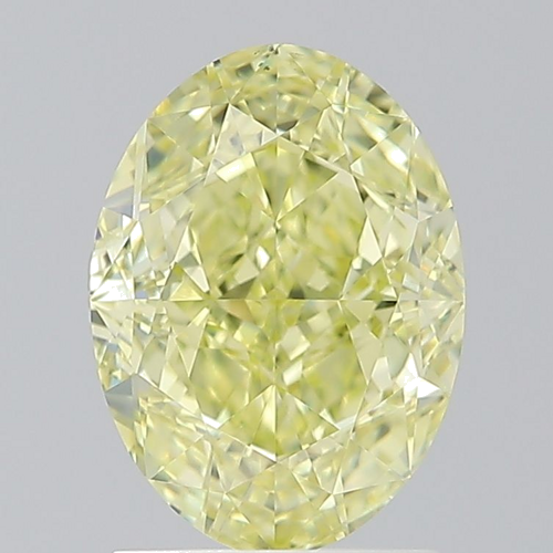 2.02 carat Fancy Yellow-VS2 Natūralus Oval Deimantas (1)