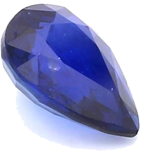 1.49 carat BLUE BRILLIANTSTEP cut Pear Safyras (1)