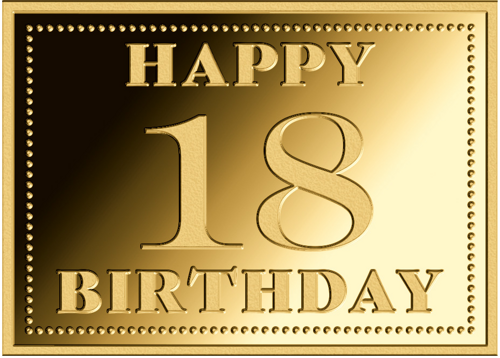 1/1000 oz Happy 18 Birthday 3000 Francs Chad Gold Coin (3)