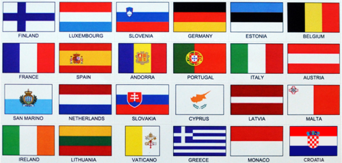 Euro zone flags-stickers (1)