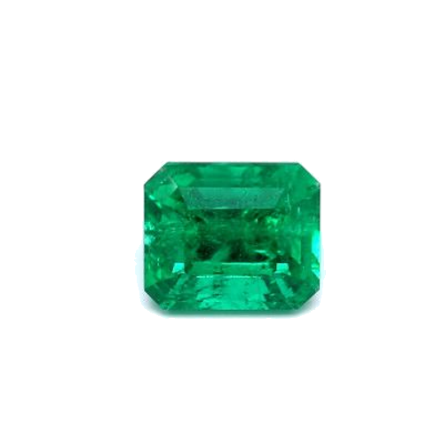 2.37 carat GREEN STEP cut Octagonal Smaragdas (1)