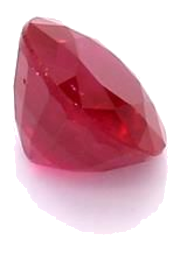 1.04 carat RED BRILLIANTSTEP cut Round Rubinas (1)