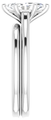 14K White 9x4.5 mm Marquise Solitaire Engagement Ring Mounting (9)