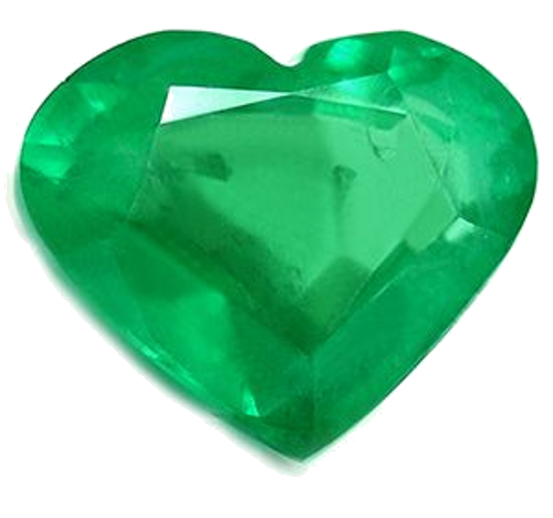 3.82 carat GREEN Heart Smaragdas (1)