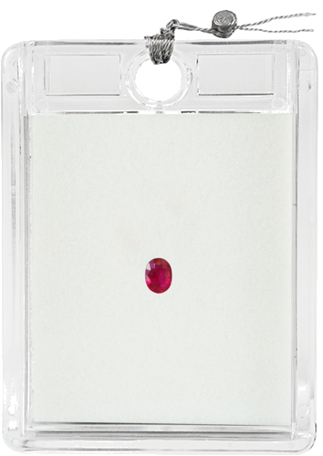 0,24 ct. Ruby Oval F.H (1)