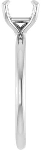 Sužadėtuvių Žiedas „Solitaire“ 585 Baltojo Aukso Asscher 6mm (4)