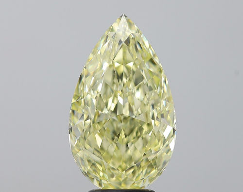 5.04 carat Fancy Yellow-VS2 Natūralus Pear Deimantas (1)
